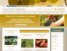 Tablet Screenshot of gourmetodyssey.fr
